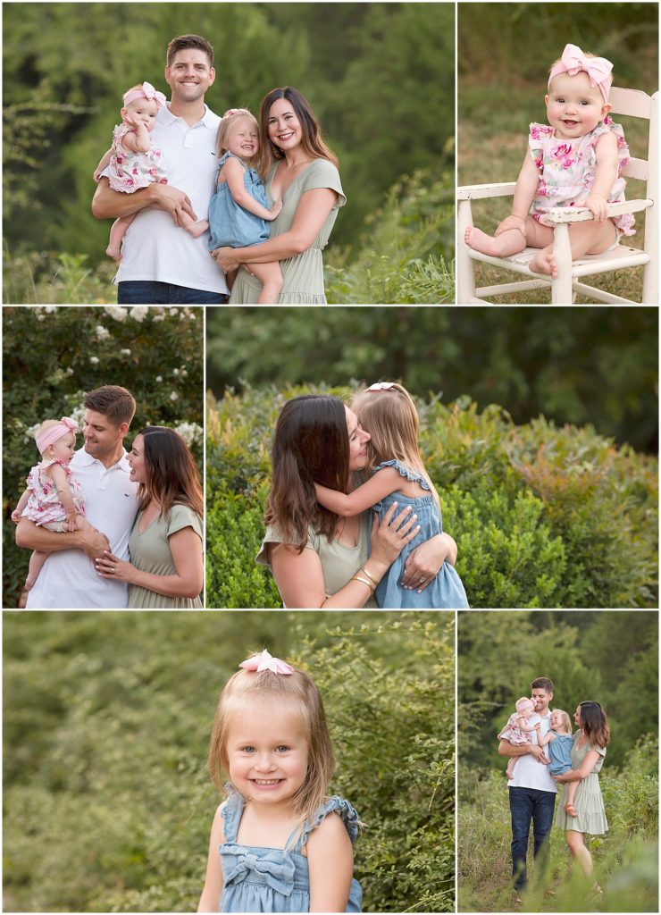 Family Photographer in Raleigh NC | Family photography session on a sunny summer day in Raleigh NC.