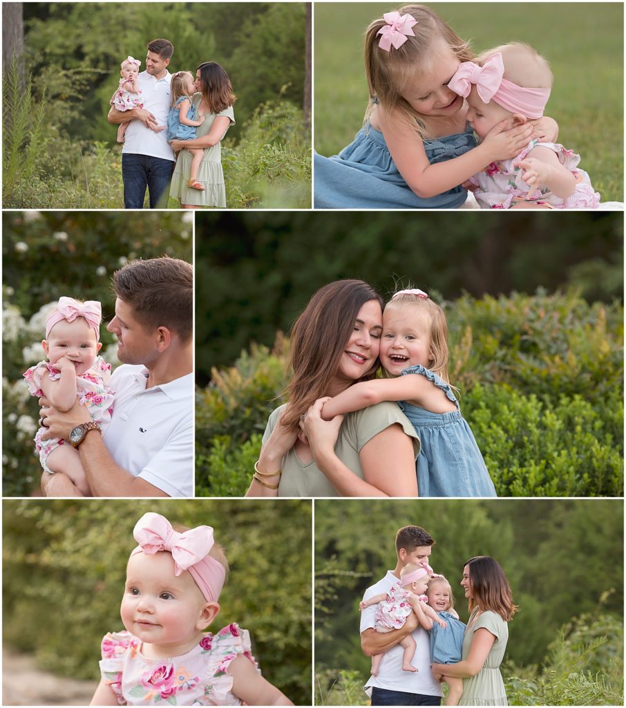 Family Photographer in Raleigh NC | Family photography session on a sunny summer day in Raleigh NC.