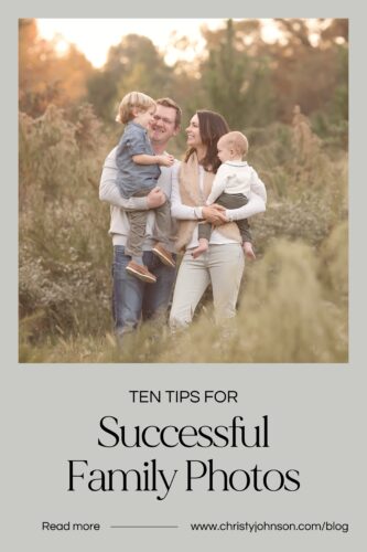 10 Tips for a Successful Family Photo Session