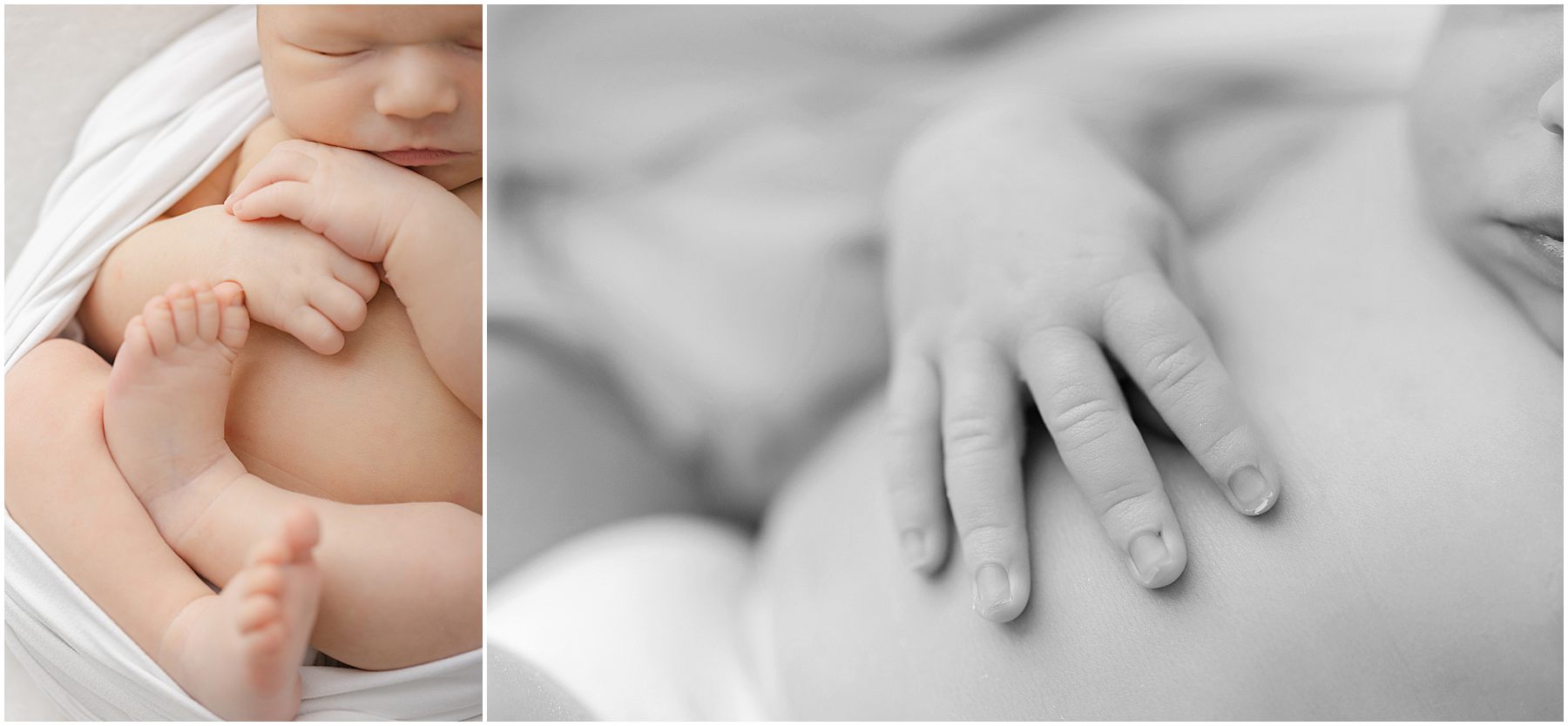 Sleepy baby boy during a full-service newborn photography experience in raleigh nc by christy johnson photography