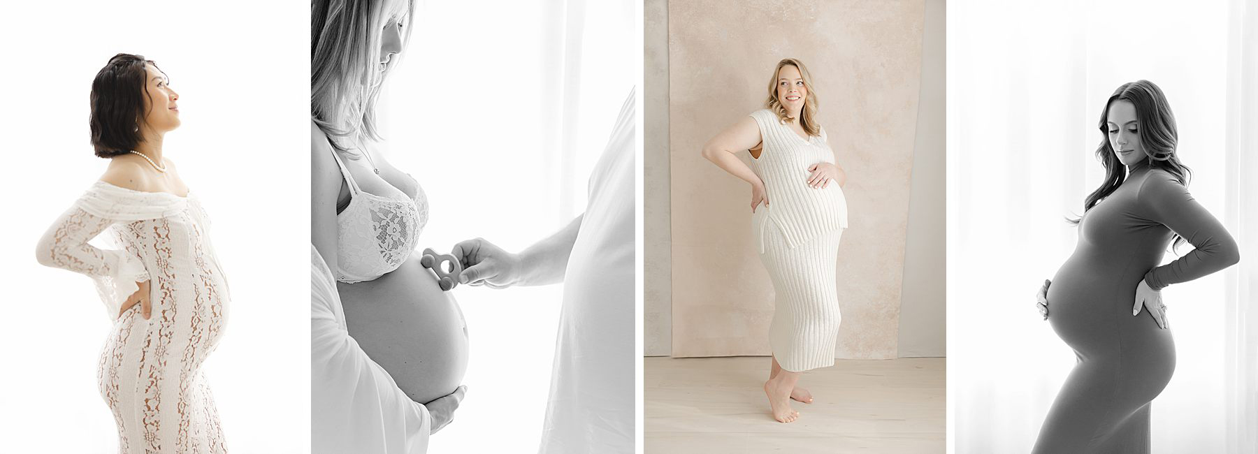 Petite maternity sessions at the Wake Forest studio of Christy Johnson Photography
